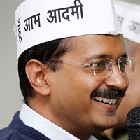 Arvind Kejriwal takes oath as Delhi chief minister